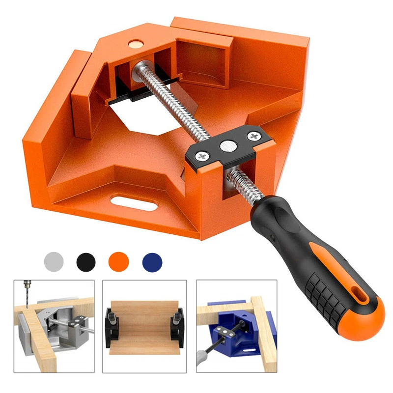 90 Degree Quick Release Corner Clamp Right Angle Welding Woodworking Photo Frame Clamping Tool
90 Degree Quick Release Corner Clamp Right Angle Welding Woodworking Photo Frame Clamping Tool