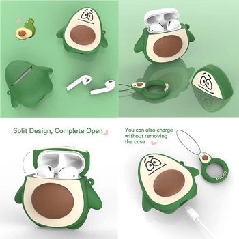 Earphone Case For Apple AirPods 2 Avocado Style Soft Silicone Wireless Earphones Charigng Box Case For AirPods Case Coque Fundas
Earphone Case For Apple AirPods 2 Avocado Style Soft Silicone Wireless Earphones Charigng Box Case For AirPods Case Coque Fundas