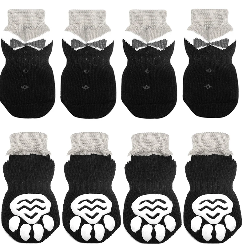 4Pcs/set Autumn Winter Pet Dog Socks Anti-Slip Knitted Small Dogs Shoes Thick Warm Paw Protector Cute Puppy Cat Indoor Wear Boot
4Pcs/set Autumn Winter Pet Dog Socks Anti-Slip Knitted Small Dogs Shoes Thick Warm Paw Protector Cute Puppy Cat Indoor Wear Boot