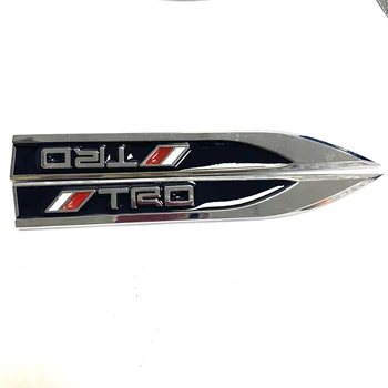 10pairs 3D Metal Sticker Universal Leaf Plate Metal Sticker Blade Side Sticker Car Decor Sticker for toyota TRD logo
10pairs 3D Metal Sticker Universal Leaf Plate Metal Sticker Blade Side Sticker Car Decor Sticker for toyota TRD logo