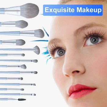 14PCs/Pack Makeup Brushes Set Synthetic Brush Kit for Blending Foundation Powder Blush Eyeshadow Sets Cosmetics Makeup Brush Eet
14PCs/Pack Makeup Brushes Set Synthetic Brush Kit for Blending Foundation Powder Blush Eyeshadow Sets Cosmetics Makeup Brush Eet