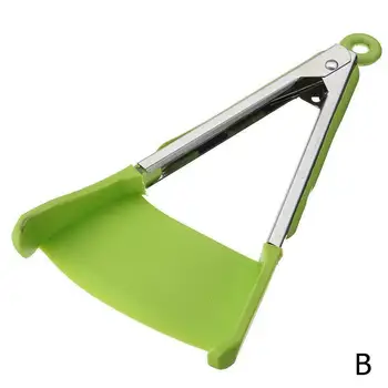 2 In 1 Multifunction Food Clip Kitchen Spatula Tongs Heat Non-stick Stainless Steel Tong Frame Kitchen Gadget Silicone Resi L0R8
2 In 1 Multifunction Food Clip Kitchen Spatula Tongs Heat Non-stick Stainless Steel Tong Frame Kitchen Gadget Silicone Resi L0R8
