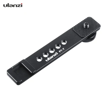 Ulanzi PT-7 Aluminum Alloy Cold Shoe Stand Bracket Vlogging Microphone Extension Plate for GoPro Sony RX0 II Mini Video Light
Ulanzi PT-7 Aluminum Alloy Cold Shoe Stand Bracket Vlogging Microphone Extension Plate for GoPro Sony RX0 II Mini Video Light