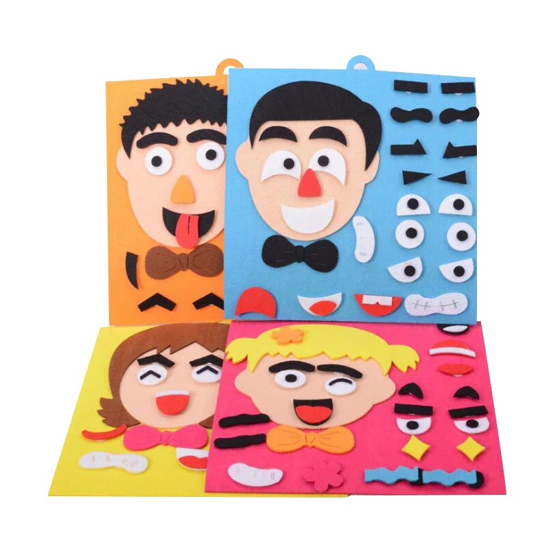 Diy Expression Changes Kids Puzzle Toys 30cm*30cm Unique Design Family Early Educational Learning Toy For Boy Girl Best Gift
Diy Expression Changes Kids Puzzle Toys 30cm*30cm Unique Design Family Early Educational Learning Toy For Boy Girl Best Gift