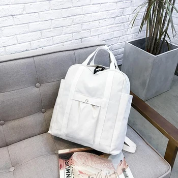 Solid Color Backpack For Women 2020 Waterproof Canvas Multi Pocket Travel Backpacks Large Capacity School Bag For Teenage
Solid Color Backpack For Women 2020 Waterproof Canvas Multi Pocket Travel Backpacks Large Capacity School Bag For Teenage