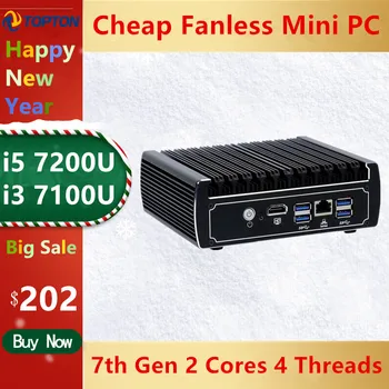 Intel Core i5 7200U /i3 7100U Fanless Pfsense Mini PC 6 Intel LAN DDR4 Ram 4G AES-NI Linux Firewall PC Soft Router Network Serve
Intel Core i5 7200U /i3 7100U Fanless Pfsense Mini PC 6 Intel LAN DDR4 Ram 4G AES-NI Linux Firewall PC Soft Router Network Serve