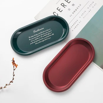 Scandinavian Oval Display Plate Metal Storage Tray for Fruit Dessert Cake Snack Simple Letter Print Dish Jewelry Organizer Tray
Scandinavian Oval Display Plate Metal Storage Tray for Fruit Dessert Cake Snack Simple Letter Print Dish Jewelry Organizer Tray