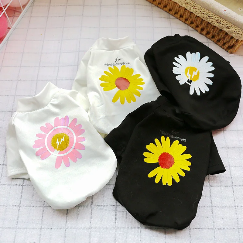 Spirng Summer Dog Clothes Daisy Breathable Warm Clothes for Small Dogs Costumes Coat Jacket Puppy Shirt Dogs Pets Outfits
Spirng Summer Dog Clothes Daisy Breathable Warm Clothes for Small Dogs Costumes Coat Jacket Puppy Shirt Dogs Pets Outfits