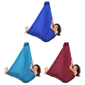 Kid Sensory Swing Indoor Yoga Hammock Steady Hanging Seat Chair House Cuddle Therapy Swing for Autism ADHD Aspergers
Kid Sensory Swing Indoor Yoga Hammock Steady Hanging Seat Chair House Cuddle Therapy Swing for Autism ADHD Aspergers