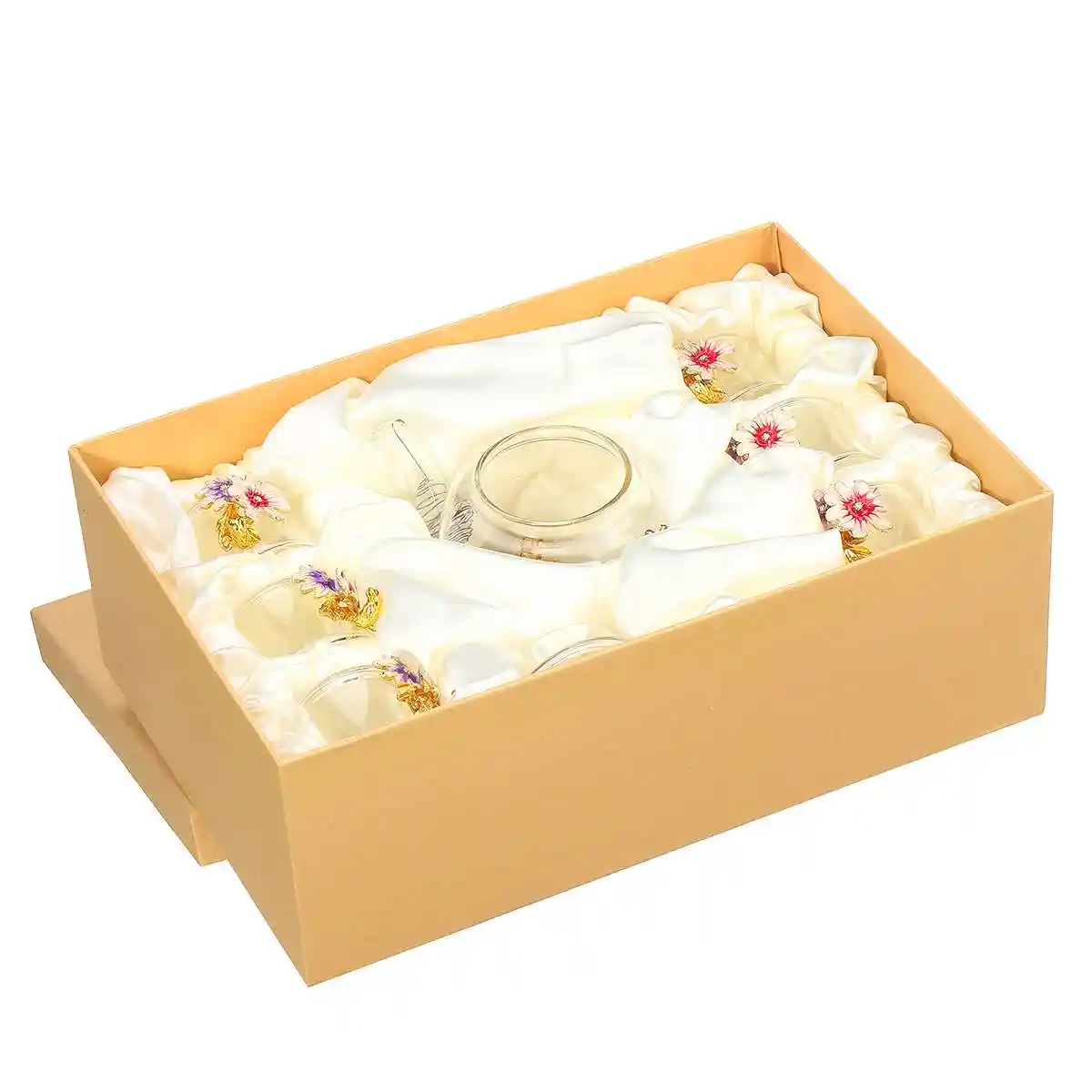 hand-made enamel glass cup coffee mug gift box tea cup and mugs