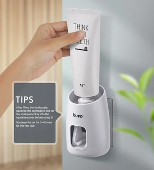 Automatic Toothpaste Dispenser Wall Mount Toothbrush Holder Lazy Toothpaste Squeezer For Toilet Home Bathroom Accessories
Automatic Toothpaste Dispenser Wall Mount Toothbrush Holder Lazy Toothpaste Squeezer For Toilet Home Bathroom Accessories