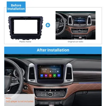 Harfey Car Auto 2Din Radio GPS Frame 9 inch In Dash 2Din Fascia Panel Bezel Trim Kit Cover Mount for SSANG YONG REXTON 2018
Harfey Car Auto 2Din Radio GPS Frame 9 inch In Dash 2Din Fascia Panel Bezel Trim Kit Cover Mount for SSANG YONG REXTON 2018