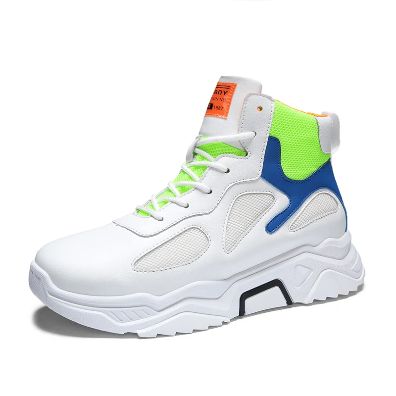 High Top Men's Quality Sneakers Trending Brand Sports Shoes Male Outdoor Running Shoes Thick Bottom Chunky Street Walking Shoes
High Top Men's Quality Sneakers Trending Brand Sports Shoes Male Outdoor Running Shoes Thick Bottom Chunky Street Walking Shoes