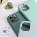 Роскошный жидкий силиконовый чехол для iPhone 11 12 Mini Pro Max SE 2 2020 XS XR X 10 6 S 6 S iPhone 7 8 Plus Мягкий чехол для мобильного телефона