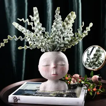 Flowerpot Resin Succulent Plants Vase Flower Planter Desktop Plant Pot Decor
Flowerpot Resin Succulent Plants Vase Flower Planter Desktop Plant Pot Decor