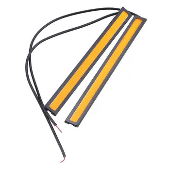 10Pcs Yellow LED Strip DRL Daytime Running Lights Fog COB Car Lamp Waterproof DRL Light Strip 17.4cmx 1.7cmx0.5m
10Pcs Yellow LED Strip DRL Daytime Running Lights Fog COB Car Lamp Waterproof DRL Light Strip 17.4cmx 1.7cmx0.5m