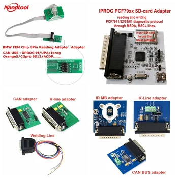 Free Shipping Iprog+ V77 MB IR + CAN BUS + K-LINE + PCF79XX Adapter for IPROG + IProg Pro iProg Programmer
Free Shipping Iprog+ V77 MB IR + CAN BUS + K-LINE + PCF79XX Adapter for IPROG + IProg Pro iProg Programmer