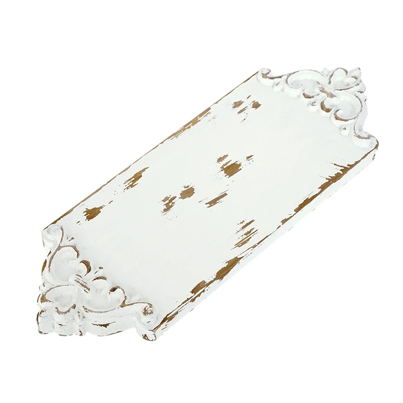 Carving Wood Board Tray Vintage White Style Handmade Dessert Plate Cake Table Decoration Coffee Coaster Tea Mat
Carving Wood Board Tray Vintage White Style Handmade Dessert Plate Cake Table Decoration Coffee Coaster Tea Mat