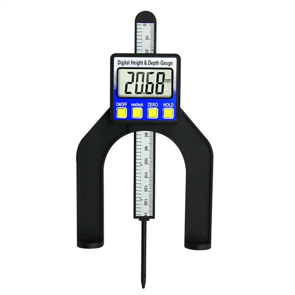 0-80MM LCD Digital Depth Gauge Woodworking Calipers Height Measuring Tools Magnetic Self Standing Aperture | Инструменты