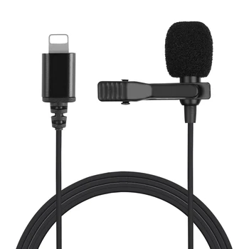 AAAE Top-Professional Grade Lavalier Lapel Microphone with Clip for iPhone/Recording/Interview/Video Conference/Podcast/Voice Di
AAAE Top-Professional Grade Lavalier Lapel Microphone with Clip for iPhone/Recording/Interview/Video Conference/Podcast/Voice Di