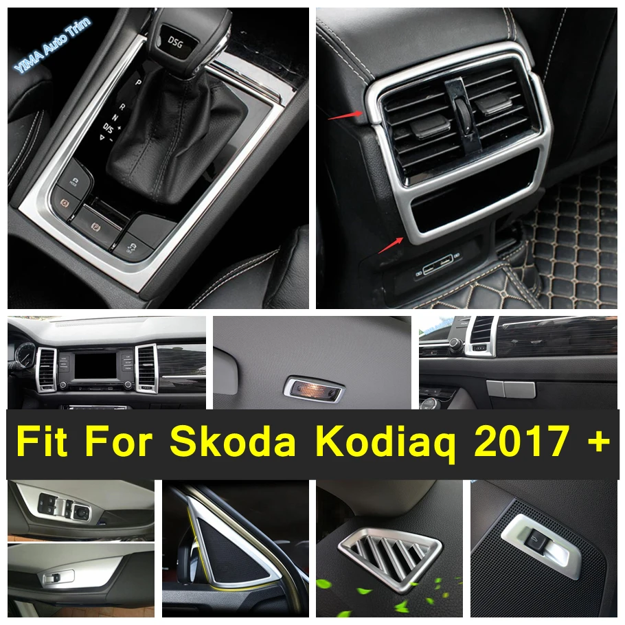 Matte Interior For Skoda Kodiaq 2017 - 2022 Pillar A Stereo Speaker / Transmission Shift Gear Panel Cover Trim ABS Accessories
Matte Interior For Skoda Kodiaq 2017 - 2022 Pillar A Stereo Speaker / Transmission Shift Gear Panel Cover Trim ABS Accessories