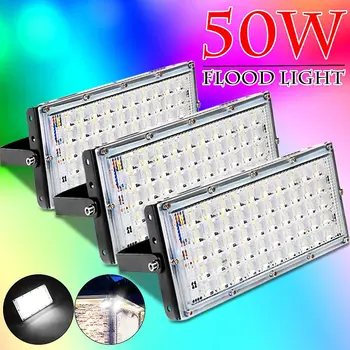 50W LED Flood Light Outdoor Waterproof White Light Landscape Garden Lamp for Outdoor AC185-265V Black Shell LED lamp
50W LED Flood Light Outdoor Waterproof White Light Landscape Garden Lamp for Outdoor AC185-265V Black Shell LED lamp