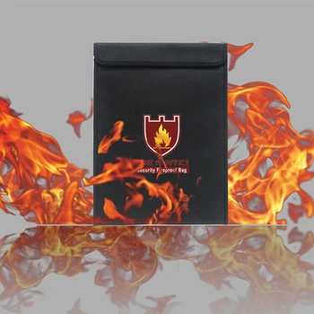 Fireproof Money Document File Bag Pouch Cash Bank Cards Passport Valuables Organizer Holder Safe Storage for Home Office paper
Fireproof Money Document File Bag Pouch Cash Bank Cards Passport Valuables Organizer Holder Safe Storage for Home Office paper
