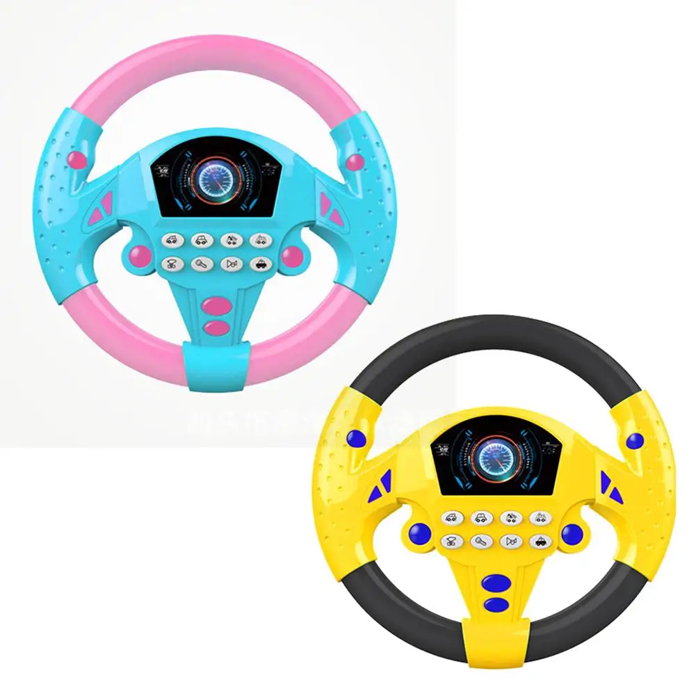 Игрушка электронный руль Copilot имитация гоночного водителя игрушка со звуком