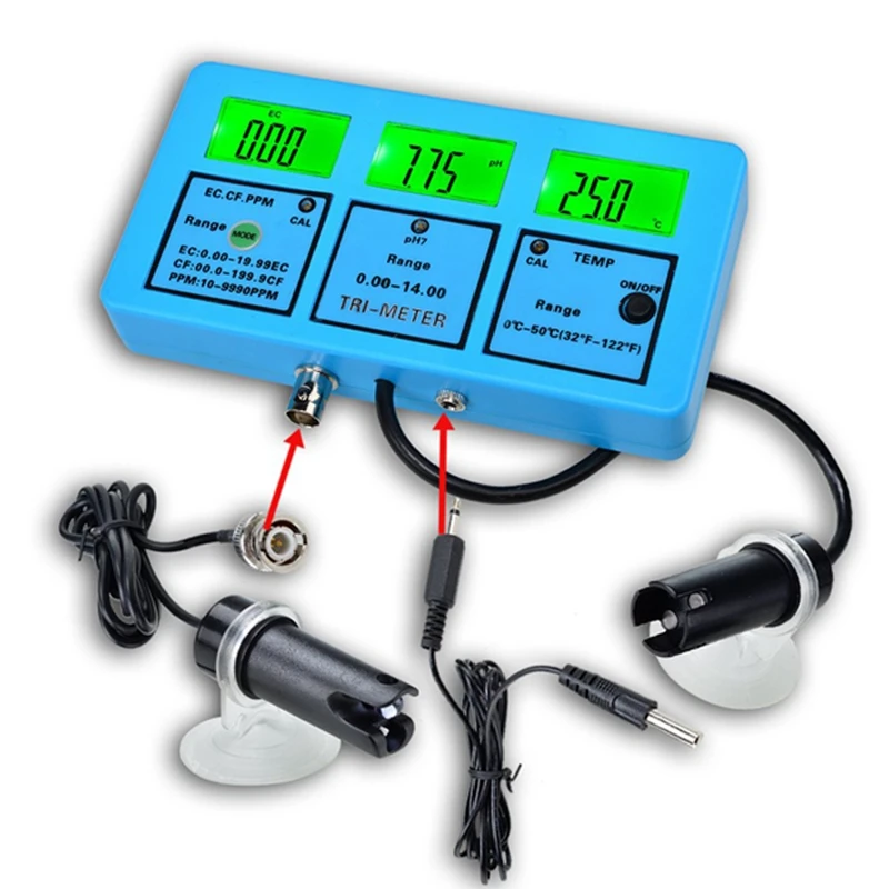 5 In1 LCD PH EC CF TDS TEMP Meter Multi-parameter Online Water Quality Monitor Aquarium Water Acidity Green Backlight ATC Tester
5 In1 LCD PH EC CF TDS TEMP Meter Multi-parameter Online Water Quality Monitor Aquarium Water Acidity Green Backlight ATC Tester