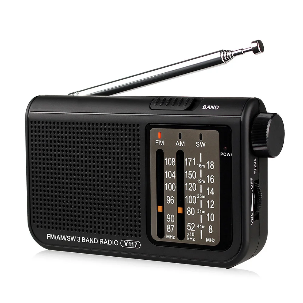 Retekess Portable Radio FM AM SW 3 Band Radio Antenna Transistor DSP 3.5mm Jack Emergency Radio Receiver LED Indicator
Retekess Portable Radio FM AM SW 3 Band Radio Antenna Transistor DSP 3.5mm Jack Emergency Radio Receiver LED Indicator