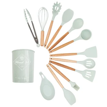 5pcs/Lot 9/10/12 Piece Kitchen Tool Set, Premium Silicone Kitchen Utensils with Storage Box, Rotating Tongs, Spatula, Soup Spoon
5pcs/Lot 9/10/12 Piece Kitchen Tool Set, Premium Silicone Kitchen Utensils with Storage Box, Rotating Tongs, Spatula, Soup Spoon