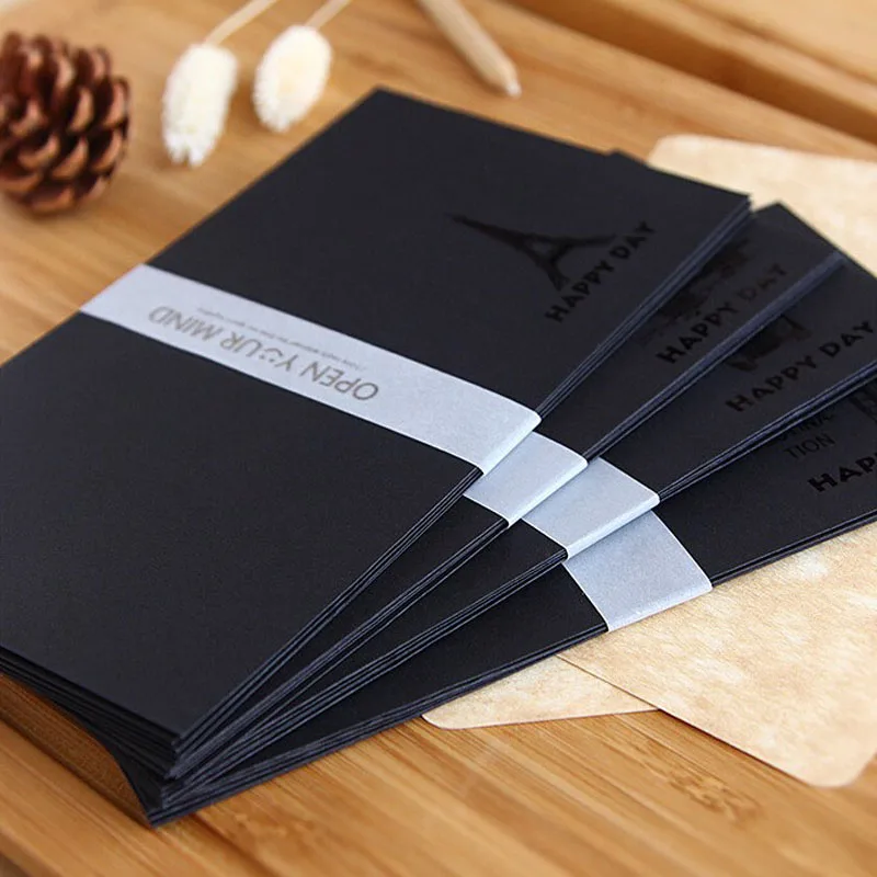 5Pcs/set Hot Sale ALL Black Bronzing Elegant Envelope for Post Card/letter Paper Bus/towel/telephone Booth/towel Bridge
5Pcs/set Hot Sale ALL Black Bronzing Elegant Envelope for Post Card/letter Paper Bus/towel/telephone Booth/towel Bridge