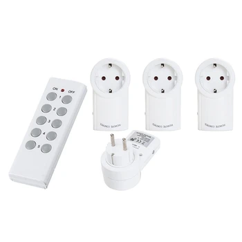 Universal for Socket Power Outlet 433Mhz Smart Home Automation Wireless Outlet Plug for Broadlink RM Pro+ Indoor Home1 TX To 4
Universal for Socket Power Outlet 433Mhz Smart Home Automation Wireless Outlet Plug for Broadlink RM Pro+ Indoor Home1 TX To 4