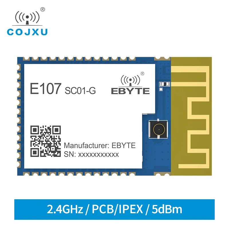 2.4GHz GFSK RSSI Gate way Low-power Star Network Module E107-SC01-G Wireless Transceiver Transmitter Receiver PCB IPEX Antenna
2.4GHz GFSK RSSI Gate way Low-power Star Network Module E107-SC01-G Wireless Transceiver Transmitter Receiver PCB IPEX Antenna