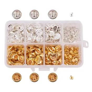 1 Box Brass Lapel Pin Backs Brooch Findings Craft Mixed Color 100set/color 
1 Box Brass Lapel Pin Backs Brooch Findings Craft Mixed Color 100set/color