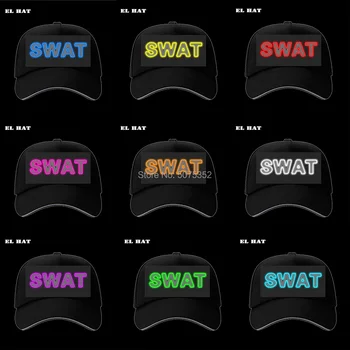 Carnival Festival LED Luminous Caps Night Party Neon LED Caps EL Wire Snapback Cap Summer Hat Support Customized
Carnival Festival LED Luminous Caps Night Party Neon LED Caps EL Wire Snapback Cap Summer Hat Support Customized