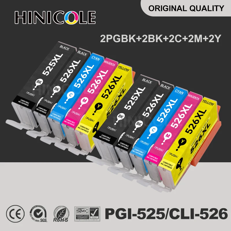 Hinзнать для Canon PGI-525 CLI-526 чернильные картриджи PGI-525XL MG6150 6250 5350 5150 iX6550 5250 iP4850 iP4950 8150 8250
Hinзнать для Canon PGI-525 CLI-526 чернильные картриджи PGI-525XL MG6150 6250 5350 5150 iX6550 5250 iP4850 iP4950 8150 8250