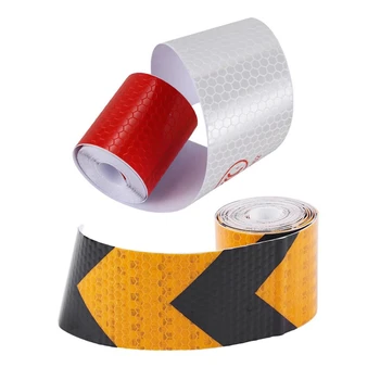 2Pcs 2 Inch X10Ft 3 Meters Night Reflective Safety Warning Tape Strip Sticker - Black Yellow & White Red
2Pcs 2 Inch X10Ft 3 Meters Night Reflective Safety Warning Tape Strip Sticker - Black Yellow & White Red