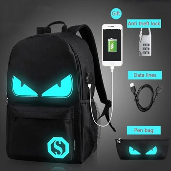 Fashion Backpacks Student Luminous Animation School Bags For Boy Girl Teenager USB Charge Computer Anti-theft Laptop Back pack
Fashion Backpacks Student Luminous Animation School Bags For Boy Girl Teenager USB Charge Computer Anti-theft Laptop Back pack