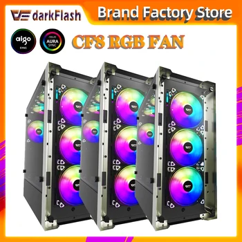 Aigo Darkflash CF8 Computer PC Case RGB Fan Clear Frame 120mm Fans Quiet+Remote Computer Cooling AURA SYNC CPU Cooler RGB Case F
Aigo Darkflash CF8 Computer PC Case RGB Fan Clear Frame 120mm Fans Quiet+Remote Computer Cooling AURA SYNC CPU Cooler RGB Case F
