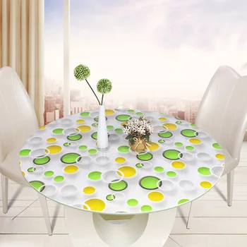 Round PVC Tablecloth Transparent Waterproof Table Cloth With Kitchen Pattern Plastic Glass Soft Cloth Diameter Table Cover
Round PVC Tablecloth Transparent Waterproof Table Cloth With Kitchen Pattern Plastic Glass Soft Cloth Diameter Table Cover