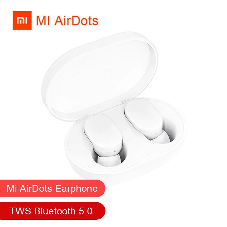 Xiao mi TWS AirDots Bluetooth наушники Молодежная версия ni гарнитура стерео Бас BT 5 0 сенсорные