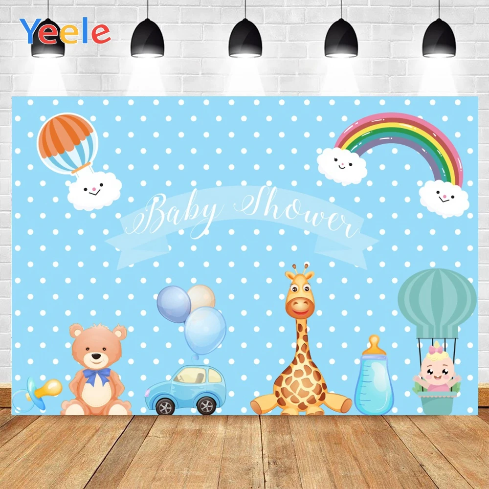 Yeele Baby Shower Cartoon Animals Rainbow Balloon Backdrop Photophone Photography Photo Studio for Decoration Customized Size
Yeele Baby Shower Cartoon Animals Rainbow Balloon Backdrop Photophone Photography Photo Studio for Decoration Customized Size