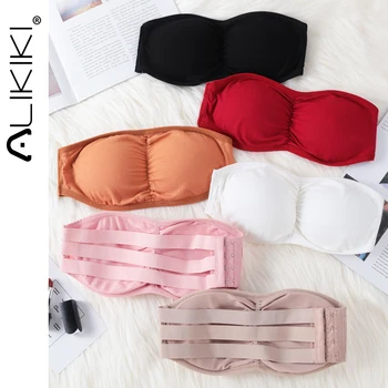 Invisible Push Up Strapless Bras For Women Underwear Seamless Padded Tube Tops Sexy Bralette Crop Top Brassiere Lingerie 
Invisible Push Up Strapless Bras For Women Underwear Seamless Padded Tube Tops Sexy Bralette Crop Top Brassiere Lingerie