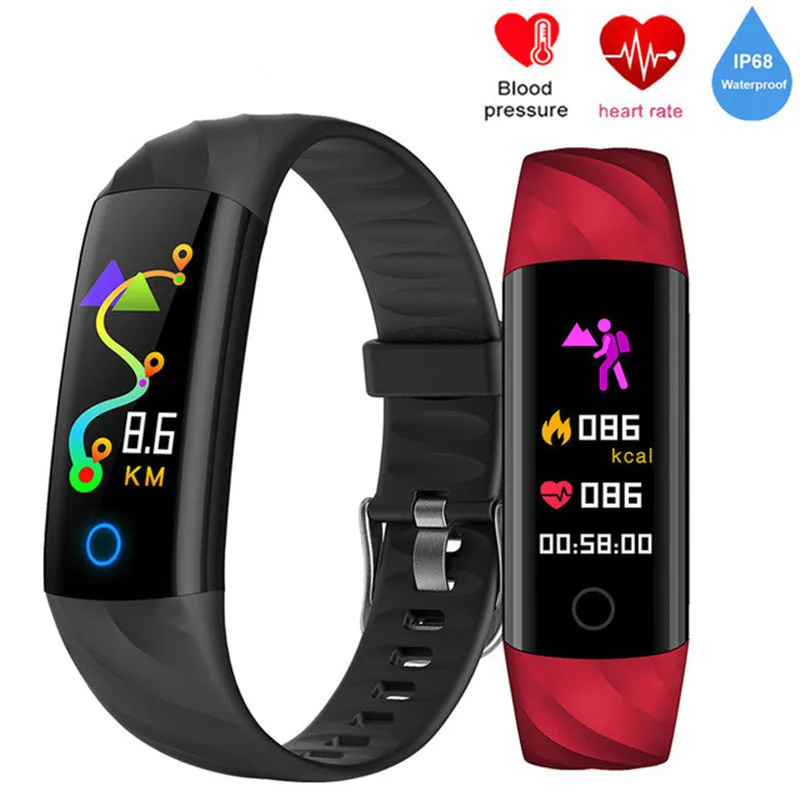 Smart Bracelet S5 IP68 Colorful Screen Heart Rate Monitor Bracelet Blood Pressure Fitness Tracker Sport Watch Wristband
Smart Bracelet S5 IP68 Colorful Screen Heart Rate Monitor Bracelet Blood Pressure Fitness Tracker Sport Watch Wristband