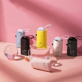 14cm Lightweight Fashion Umbrella Rain Women Gift Mini Pocket Parasol Girls Anti-UV Titanium Folding Portable Travel UMBRELLAS
14cm Lightweight Fashion Umbrella Rain Women Gift Mini Pocket Parasol Girls Anti-UV Titanium Folding Portable Travel UMBRELLAS