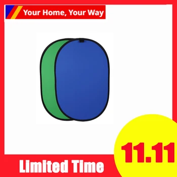 100cmX150cm Collapsible Nylon Oval Reflector 2 in 1 Blue + Green Background Board Folding Backdrops
100cmX150cm Collapsible Nylon Oval Reflector 2 in 1 Blue + Green Background Board Folding Backdrops