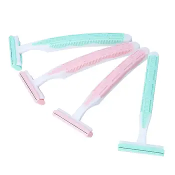 4 Pcs Razors Solid Color Double-blade Professional Planer for Girls Ladies 
4 Pcs Razors Solid Color Double-blade Professional Planer for Girls Ladies