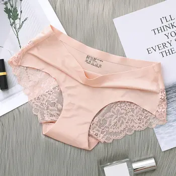 Women Sexy Seamless Panties Ice Silk Women Underwears Cotton Comfortable Low Waist Underpants Female Intimates Plus Size 
Women Sexy Seamless Panties Ice Silk Women Underwears Cotton Comfortable Low Waist Underpants Female Intimates Plus Size