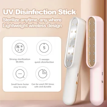 Behogar Portable Handheld USB Rechargeable UV Disinfection Lamp Sterilizer Light with Child Safety Lock for Home Office Travel
Behogar Portable Handheld USB Rechargeable UV Disinfection Lamp Sterilizer Light with Child Safety Lock for Home Office Travel